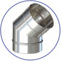 Колено (отвод) одностенное (AISI 321)