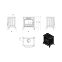 Печь Kratki KOZA K6 Д 130 ASDP