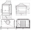 Каминная топка KFD ECO MAX 7 L
