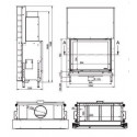 Каминная топка KFD LINEA V 1190 3.0