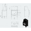 Каминная топка AQUARIO Z10 с водяным контуром