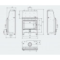 Каминная топка MBO 15 с водяным контуром