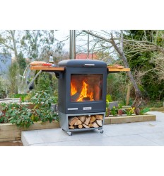Печь-барбекю Hestia 700 Heat & Grill, садовая печь
